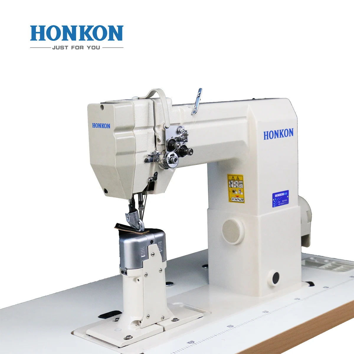 

Industrial Sewing Machine HK-9920 Double Needle Roller Sewing Machine Use for Shoe Bag