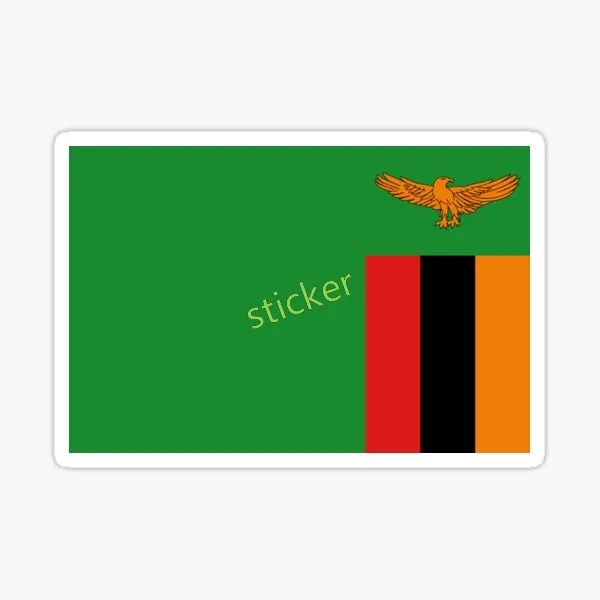

Zambia Oval country code Car Stickers Creative Fashionable Decals Car Door Protector