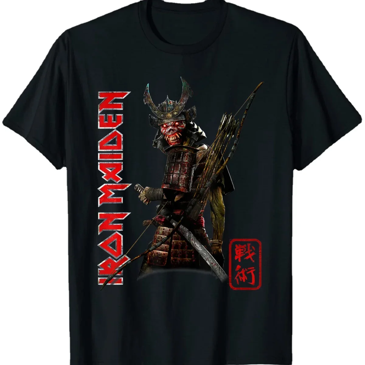 Summer harajuku custom heavyweight Informal New Senjutsu Samurai  Premium Cotton Short Sleeve O-Neck Mens T Shirt New S-5XL