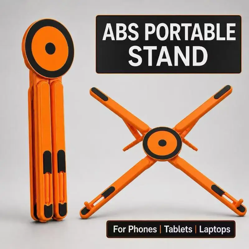 1Pcs Foldable And Rotating Portable Magnetic Aluminum Alloy/Plastic Multifunctional Phone Stand Tablet And Laptop Desktop Stand