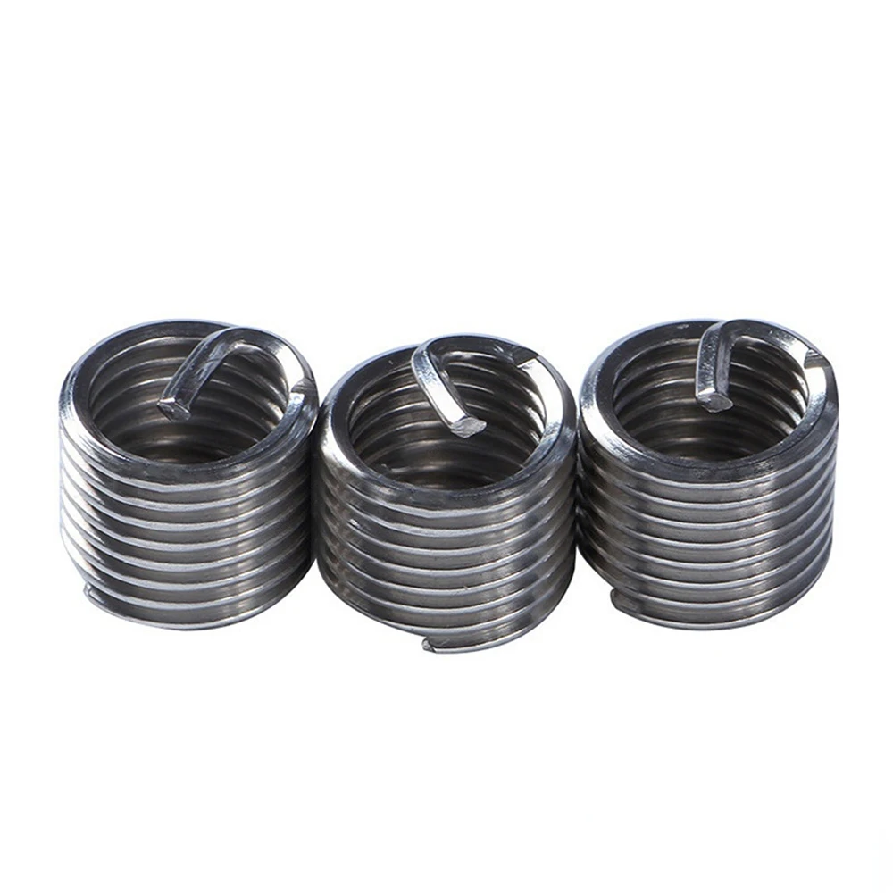 30-teiliges Edelstahl-Gewindereparatur-Set M5 M6 M8 10 12 Vollgewinde-Gewindeeinsätze für Gewindereparaturen – Detail 5