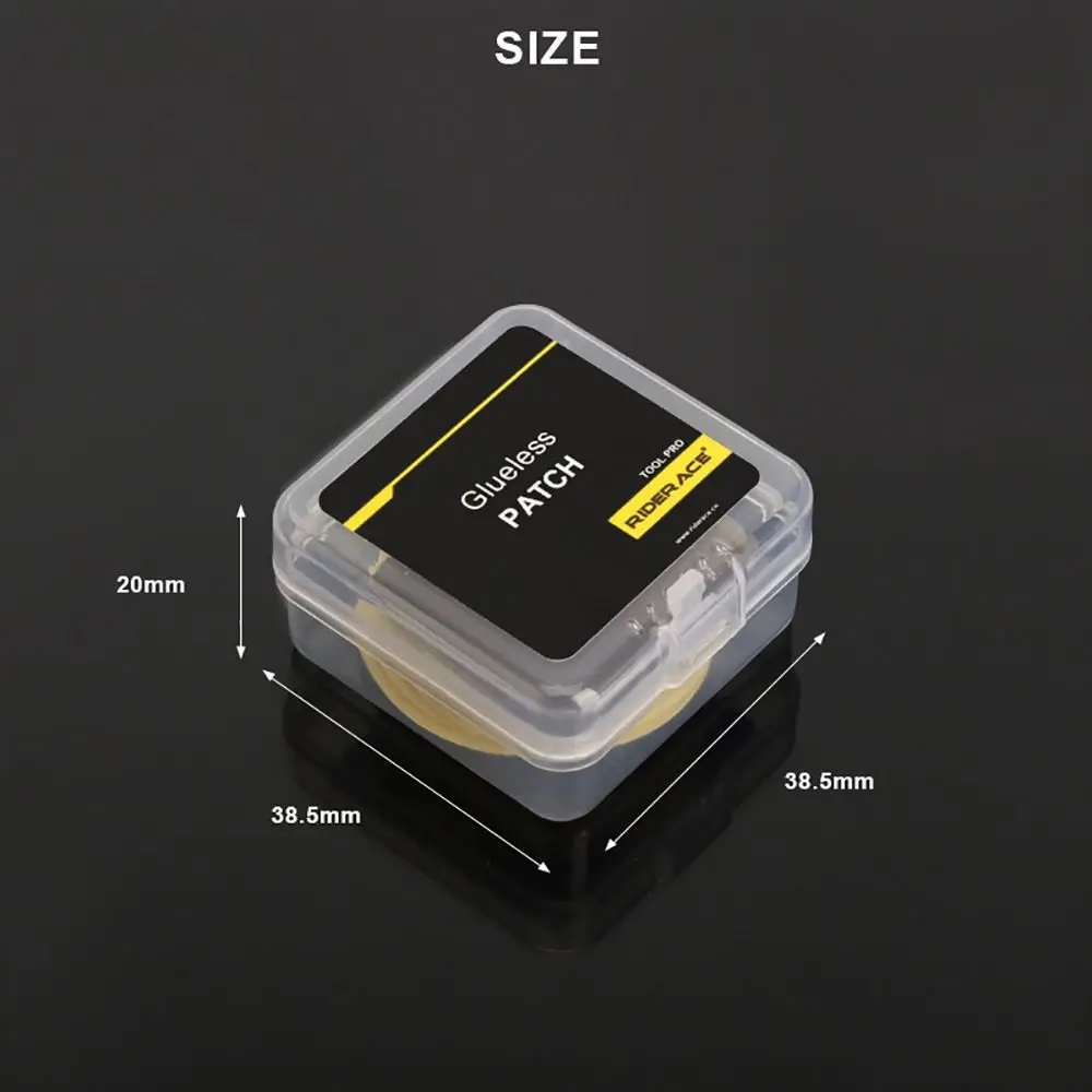 

Portable Inner Tube Bike Tire Patches Self-Adhesive Flat Tire Puncture Repair Kit Tire Patch Kit Bike