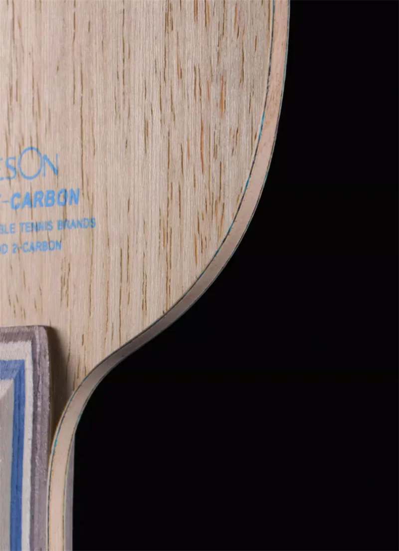 Huieson 5-Schicht-Holz 2-Schicht-Aryl-Kohlefaser Tischtennisschläger Leichtgewichtiger Ping-Pong-Schläger DIY-Zubehör – Detail 3