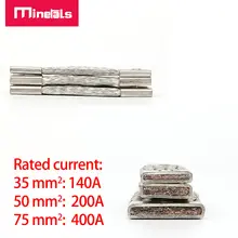 Barra de ônibus flexível 72mm cobre chapeado faixa da bateria do conector do barramento M4 M6 M8 M10 35mm2 50mm2 75mm2 150A 200A 400A