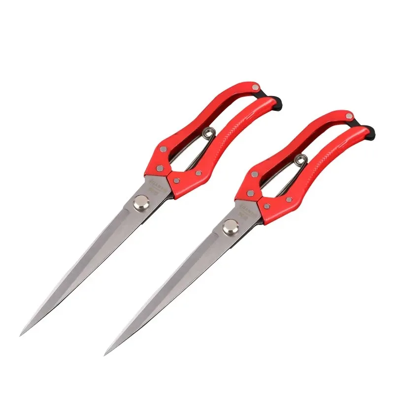 

Ручные пружинные ножницы для овец 300 мм — конструкция с прямой головкой для эффективной резки шерсти, размер отверстия 155 мм