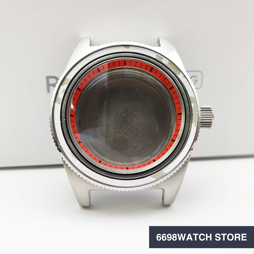 Water Resistant Case 40mm Screw Lock High Quality Stainless Steel Case Sapphire Crystal Fit Japan nh35 nh36 Movement image 2