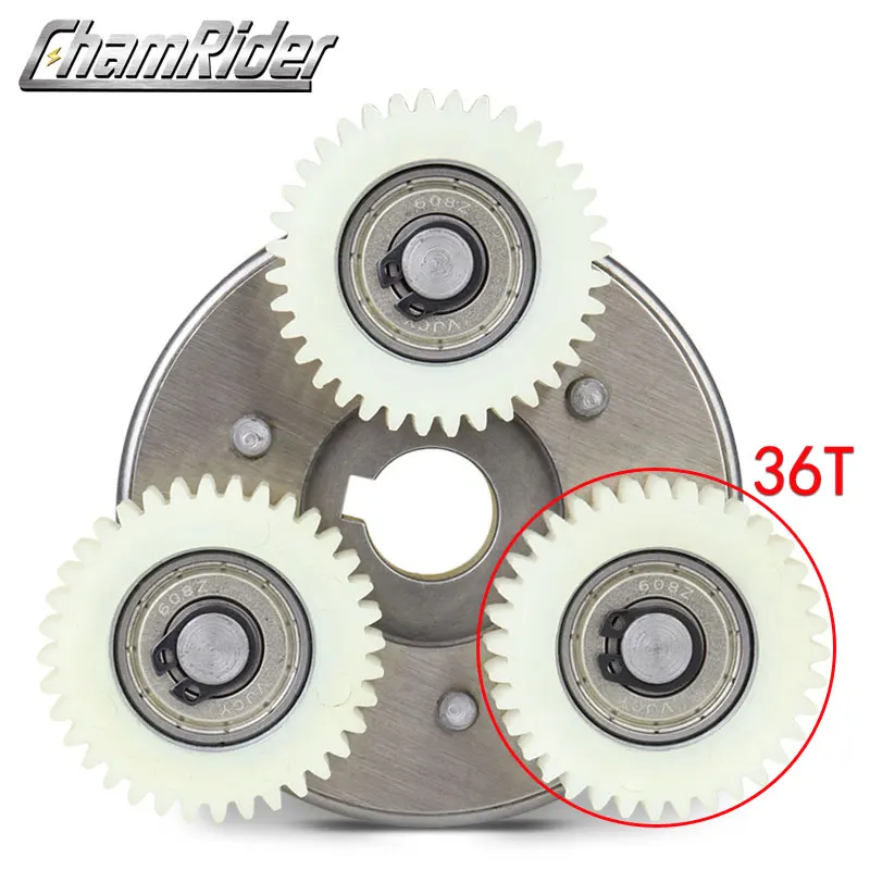 Clutch and Planetary Gear with Bearings Wheel Hubs, MXUS XF07, XF08, XF15, 36T Gears