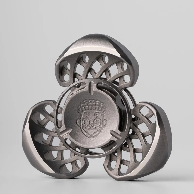ZacLab Titanium Alloy Stone Wash Fingertip Gyroscope EDC Stress Relief Toy ADHD Tool Adult Anxiety Relief and Relaxation Toys