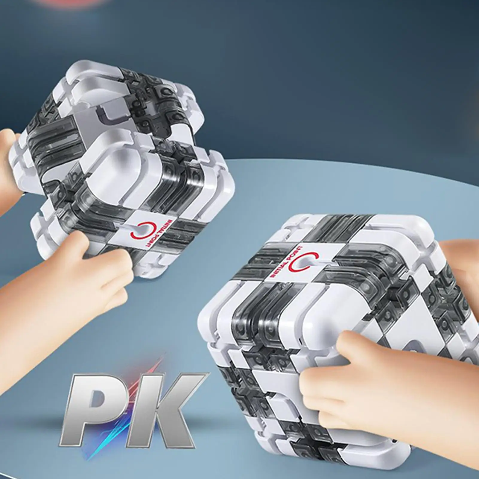 ลูกบาศก์เขาวงกต ของเล่นเสริมพัฒนาการ ปริศนาฝึกสมอง ลูกบาศก์เขาวงกต 3 มิติ สำหรับวัยรุ่น ครอบครัว คริสต์มาส เด็กเล็ก เด็กหญิง เด็กชาย