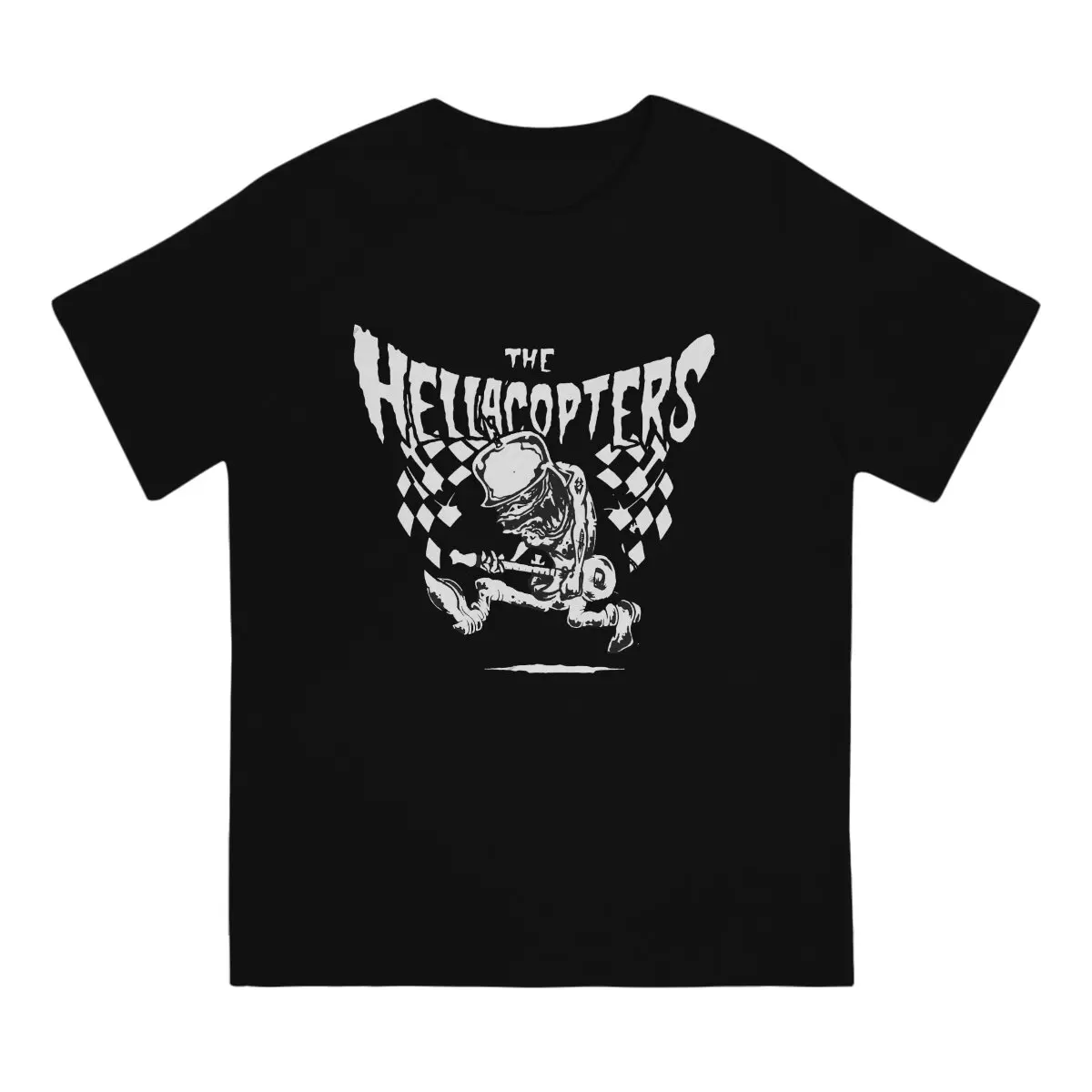 Band Men T Shirt Hellacopters Funny Tees Short Sleeve Round Neck T-Shirts Cotton Graphic Printed Clothes