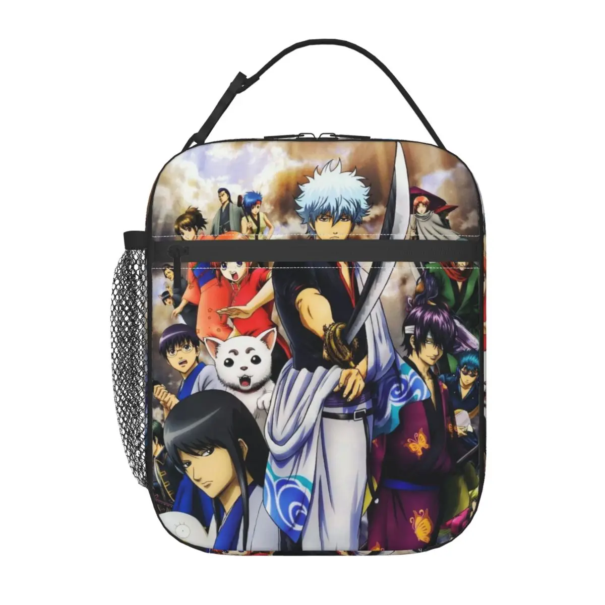 

Индивидуальные термосумки для обедов с мультяшным рисунком G-Gintamaes для кемпинга и путешествий, герметичные термосумки-холодильники для еды, бенто-боксы для женщин и мужчин