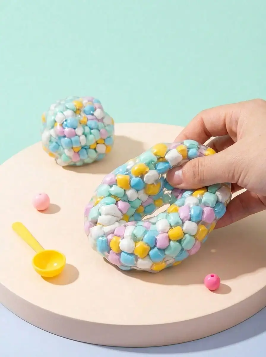 Xylitol handmade squeeze ball for kids and adults slow rebound sensory toy to regulate emotions improve focus hand grip stress r