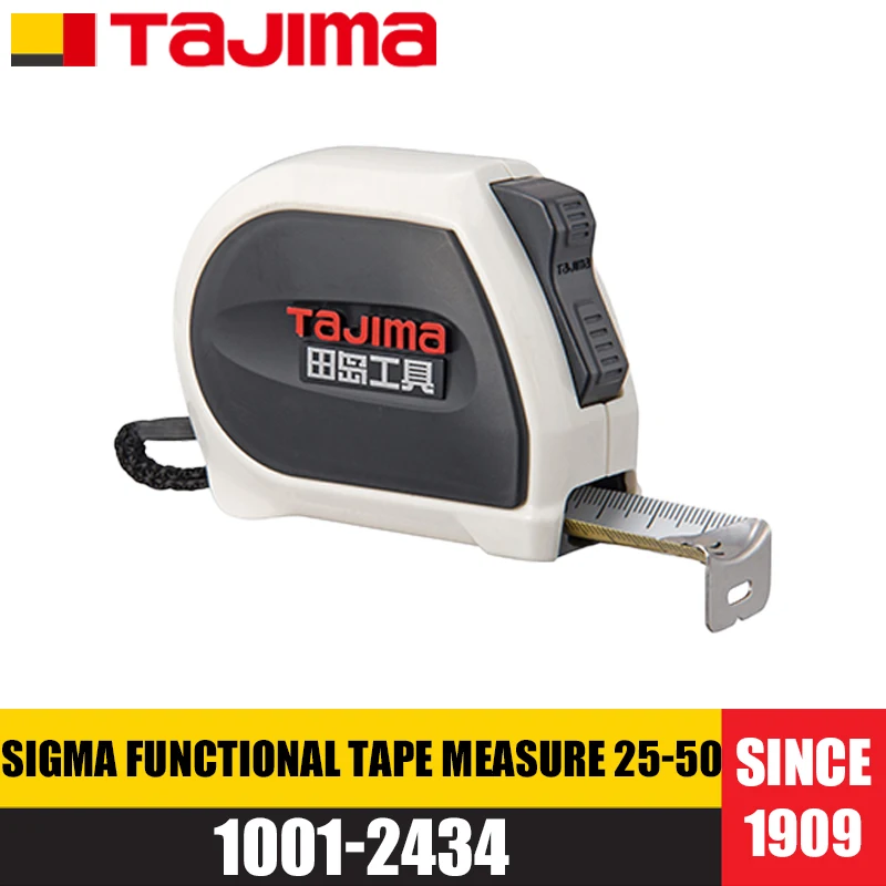 TAJIMA 1001-2432/1001-2433/1001-2434 SIGMA Functional Tape Measure Double-sided Ruler 16-35 19-50 25-50