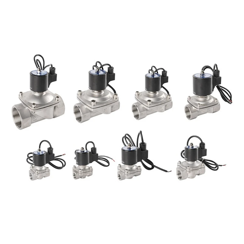 

220V24V normally closed stainless steel underwater waterproof fountain 4 minutes 6 minutes 2 inches electron