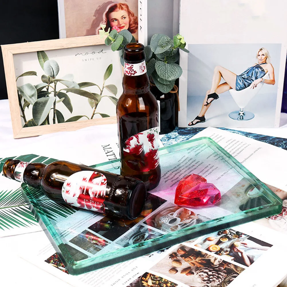 

Эпоксидная форма, квадратное блюдо для ювелирных изделий, кристаллический гель, формы для литья, большой силикагель