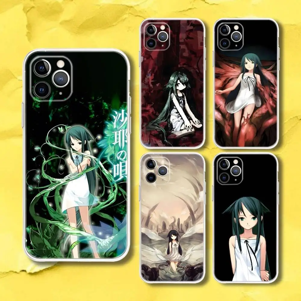 

S-Saya no U-Uta Anime Phone Case For iPhone 17,16,15,11,12,14,13 Pro Max Plus Mini X,XS,XR,7,16E Air Transparent Cover Fundas