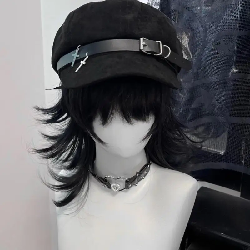 قبعة رسام للفتيات من Y3NE، قبعة فرنسية لطيفة للفتيات، قبعة للتصوير الفوتوغرافي للثقافات الفرعية #2