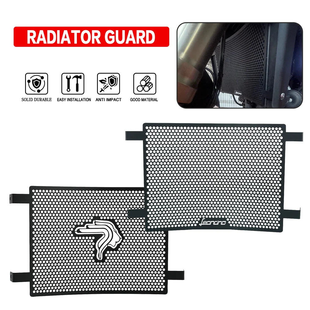 

Motorcycle CNC Aluminum FOR Benelli Leoncino 800 2020-2021-2022-2023-2024 NEW Radiator Grille Guard Protector Cover Accessories