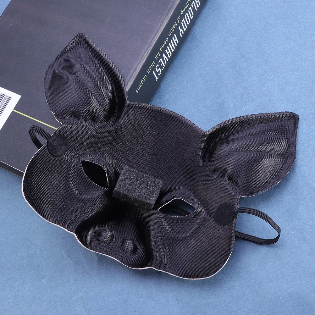 

2Pcs Half Face Small Pig Mask Unique Animal Design for Party Festival Masquerade Halloween Carnival Fancy Dress Dance Event