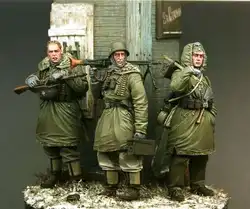 1/35 model kit resin kit  Machine Gun Group Collectible Unassembled Sculpture for Hobbyists