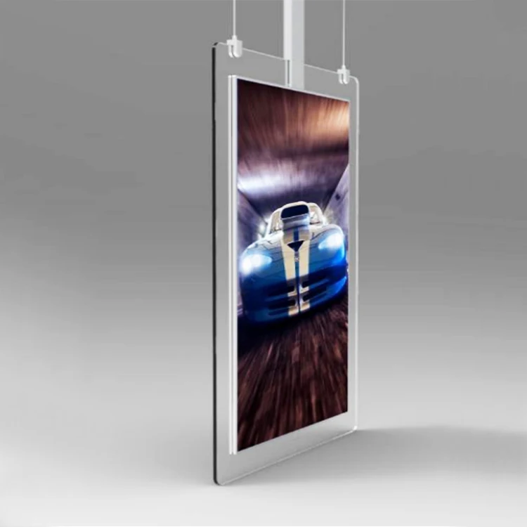 Hanging Double Sided Digital Signage Vertical Indoor LCD/LED Window Display, for Store Front Commercial Advertising