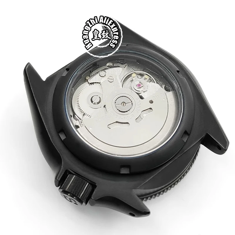 حافظة معدنية خلفية لهاتف Seiko SKX007 SKX009 SRPD53 ناعمة/مصقولة باللون الذهبي الوردي الشفاف SKX حافظة خلفية ضيقة أجزاء وزارة الدفاع الغطاء الخلفي