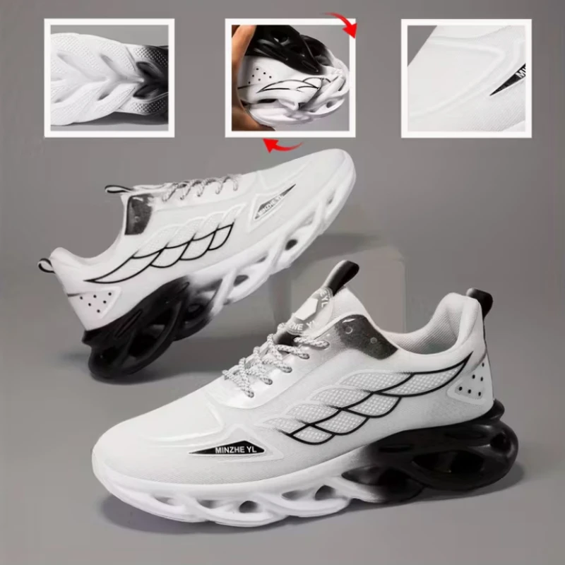 

Spring and Summer Women's Shoes Knitted Mesh Breathable Sports Running Shoes Fashion Unisex Lightweight Walking Vulcanized Shoes