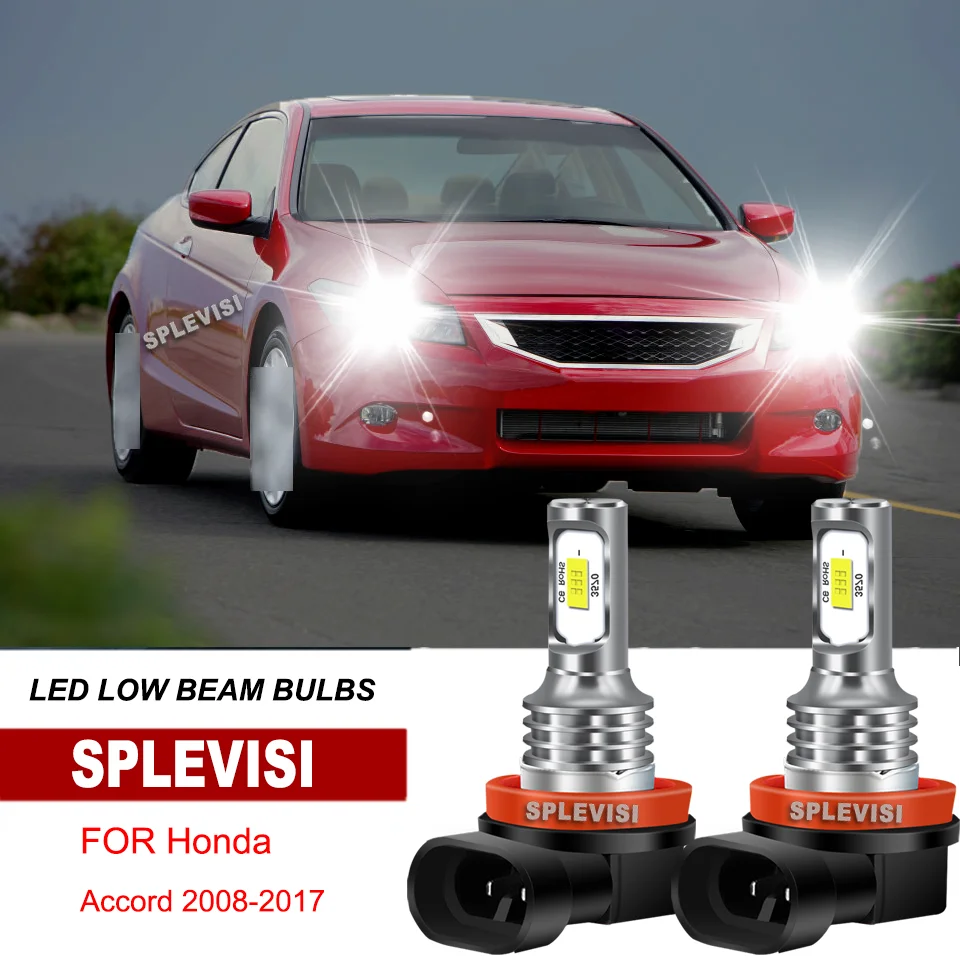 

2xH11 LED Bulb Lamp Headlight Low Beam IP67 White Replacement For Honda Accord 2008-2017 Ridgeline 2017-2020 Odyssey 2011-2020