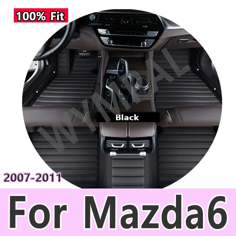 

Роскошные автомобильные коврики для Mazda6 Mazda 6 Atenza GH 2007 ~ 2011 г. Коврики против грязи Автомобильные коврики Водонепроницаемые напольные коврики Коврик Автомобильные аксессуары