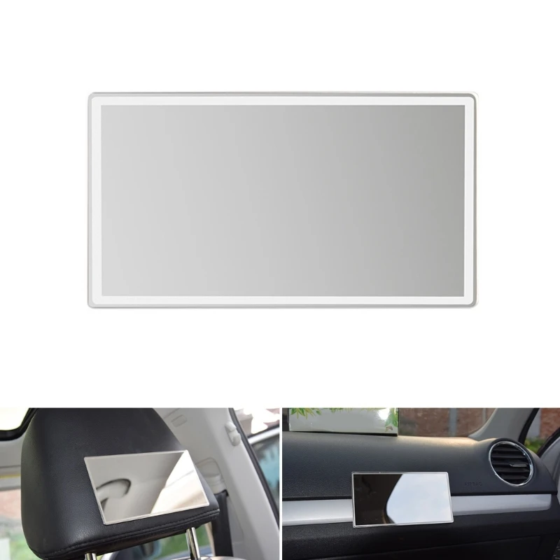 Portable Self-Adhesive Cosmetic Mirror, Car Makeup Mirror, Sun Visors Mirror, Universal