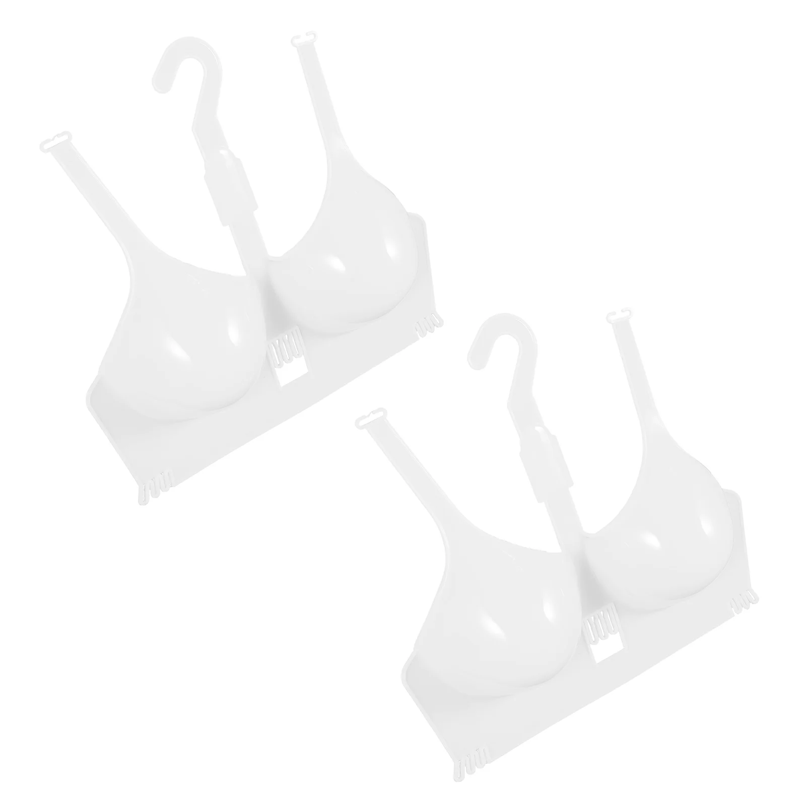 2 Pcs Display Stand Female Mannequin Sheer Lingerie Body for Clothes Hanger Model Shop Women