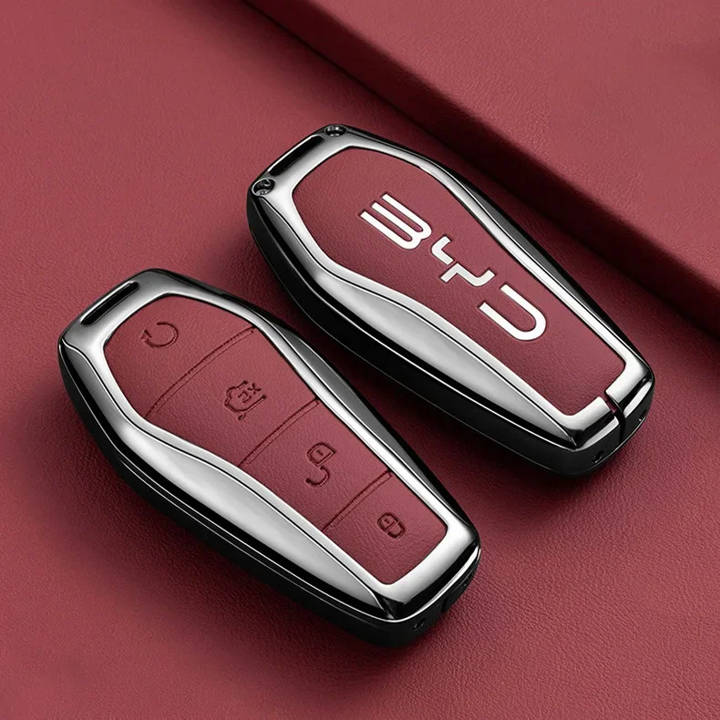 Autoschlüsselhülle für BYD Song Plus Pro GM-I 2022 2025 2026 Schlüsselanhänger Fernbedienung Schutzhülle Tasche Gehäuse Ringhalter – Detail 13