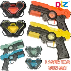 Laser Tag Battle Game Gun Set Electric Infrared Toy Guns Weapon Kids Laser Strike Pistol For Boys Children Indoor Outdoor Sports