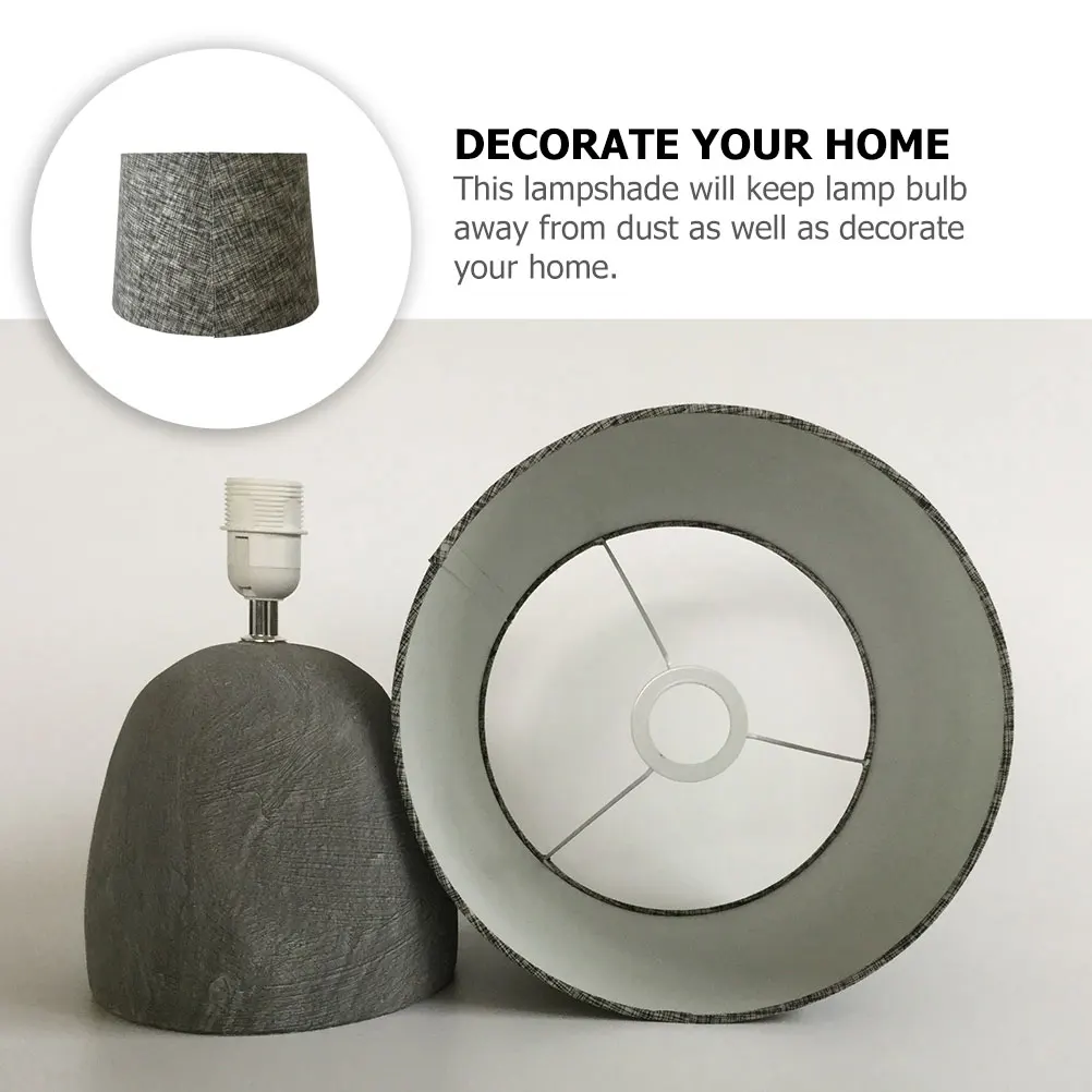 

Fabric Lamp Shade Linen Decorative Replacement for Table Floor Desk Lamps Soft Light Cloth Lamp Cover Replacement Lampshades