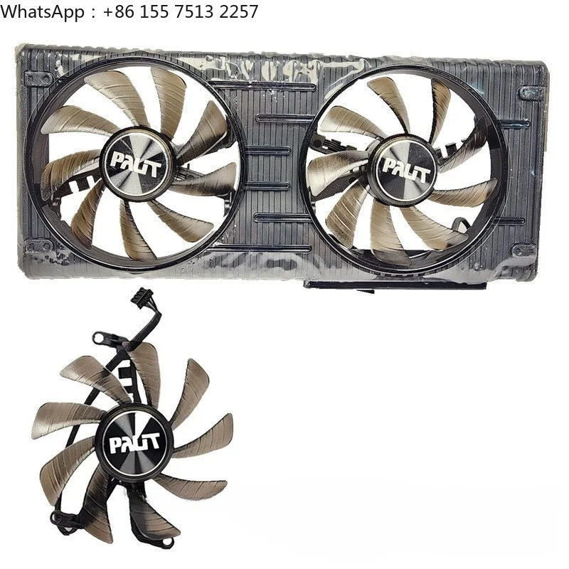 Suitable for Tongde 3060TI graphics card cooling fan Suitable for Ritai Gengsheng 3060ti graphics card fan