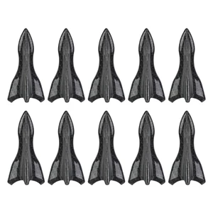 10 pcs Universal Rear Plutonium Roof Roof Shark Tubaron Spoiler Wing Kit Spoiler Roof Roof Spoiler Speiler Bumbox Tubar Born 10 Main Sales Universal Aerofolio - №5