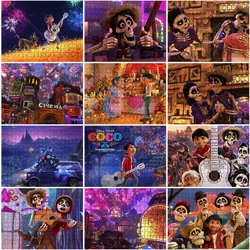 Disney Cartoon Movies Coco Puzzle Toys 500 Pcs High Difficulty Paper Jigsaw For Adult Children Casual Educational Toy Gift