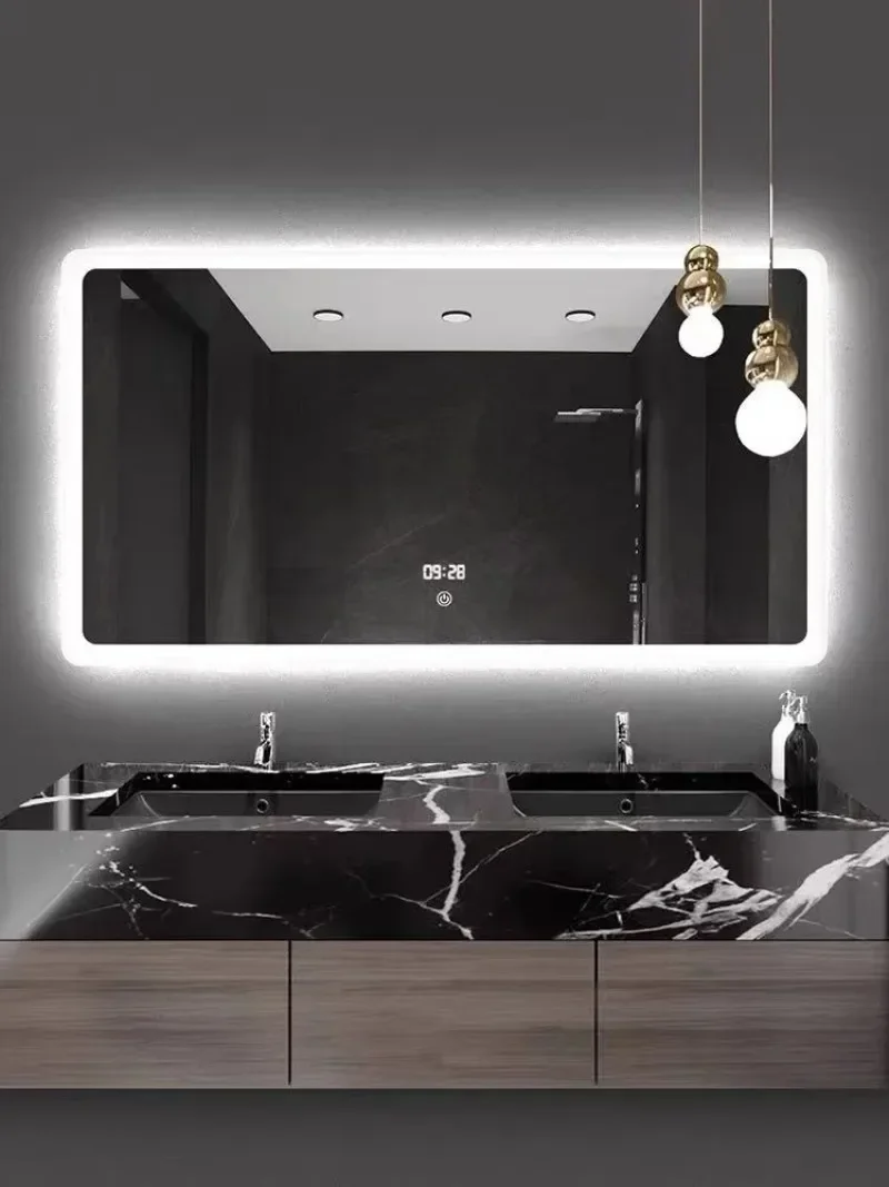 Multi-Functional Decorative Custom Bath Room Smart Vanity Led Mirror for Apartment