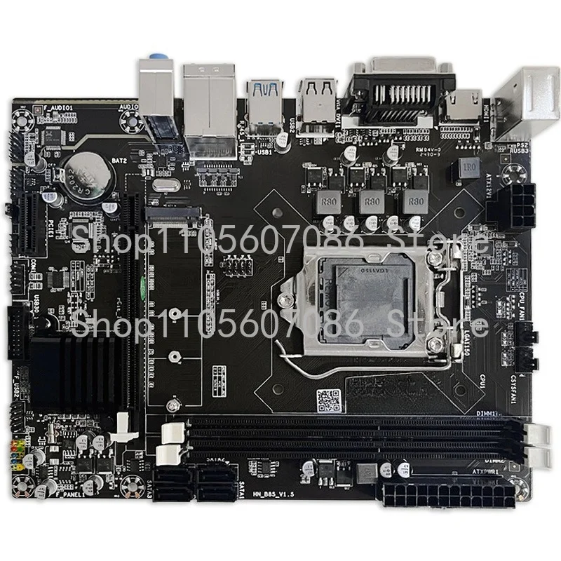 Applicable To The New B85 Computer DDR3 Main Board 1150 Pin M.2 Interface HDMI Support I3 I5 Dual Core Quad Core CPU Set
