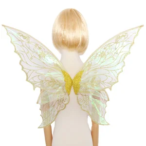 أجنحة الفراشة الجنية مع أحزمة مرنة للأطفال والكبار ، أجنحة ملاك متوهجة ، متدرج متوهج ، هالوين أفضل 10 مبيعات للبالغين Fairy Wing - No7