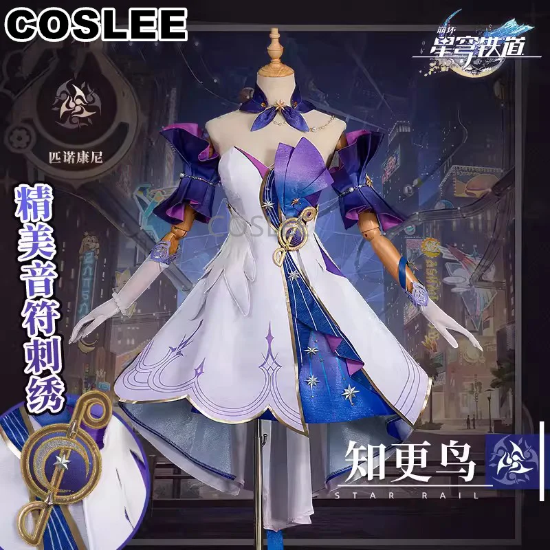 COSLEE Robin Cosplay Costume Honkai: Star Rail Game Suit Lovely Uniform Dress Halloween Carnival Party Outfit Women XS-3XL New