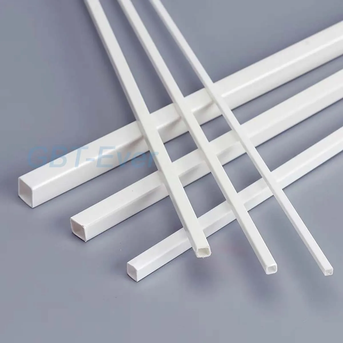 10Pcs 3x3mm 4x4mm 5x5mm 6x6mm White Hollow ABS Square Tube Plastic Tube Length 250mm DIY Handmade Model Accessories