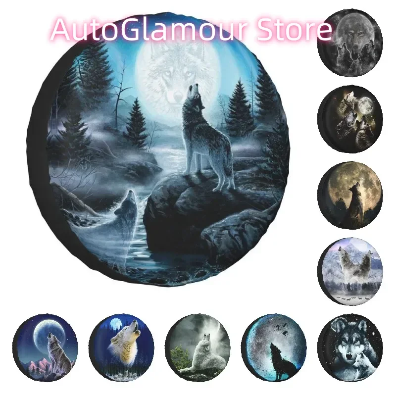 

Отправить чехол для запасного колеса Wolf для Grand Cherokee Jeep RV SUV 4WD 4x4, защитные чехлы для колес автомобиля 14 дюймов, 15 дюймов, 16 дюймов, 17 дюймов