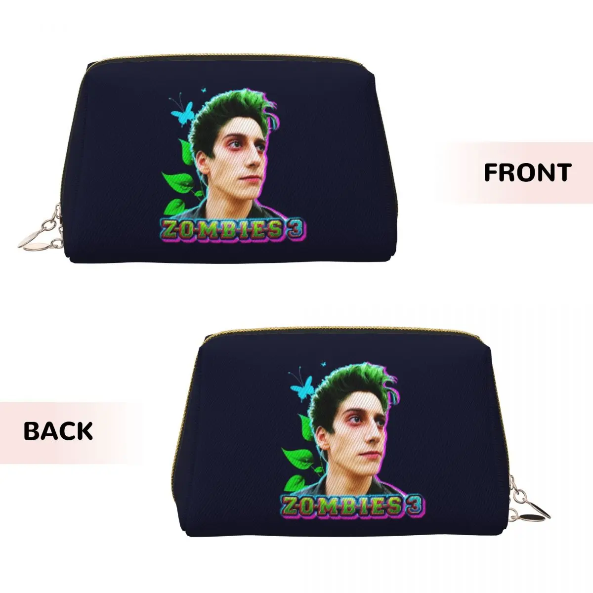 Zombies 3 . Zed Women Cosmetic Bag Travel Makeup Organizer Pouch Toiletry Storage Dopp Kit Box