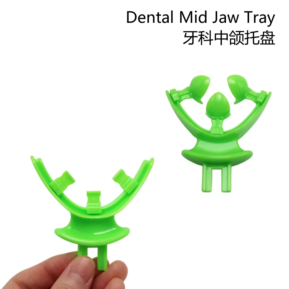 Dental Centric Impression Trays BPS Bite Registration Tray Denture Repair 7Pcs/Set