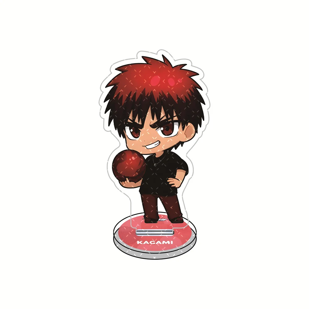 Anime Kuroko No Basket Gray 10cm Acrylic Syand Kuroko/Kagami/Daiki Aomine/Seijuurou Akashi Decor Creative Desktop Decor Gift
