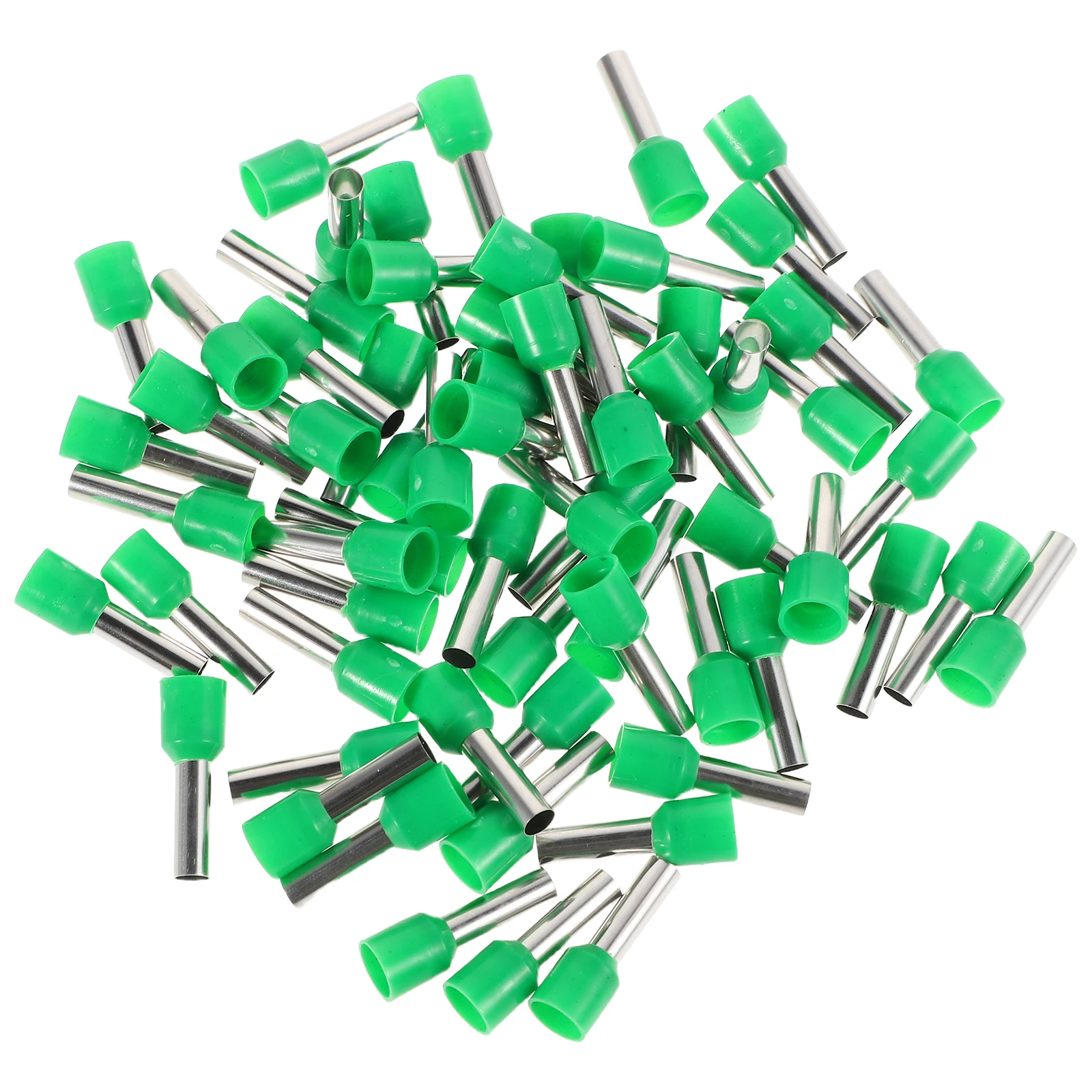 

100pcs Tube Cold Press Terminals Waterproof Plastic Metal Crimp Connectors For Electrical Home Automotive Wiring Speaker End