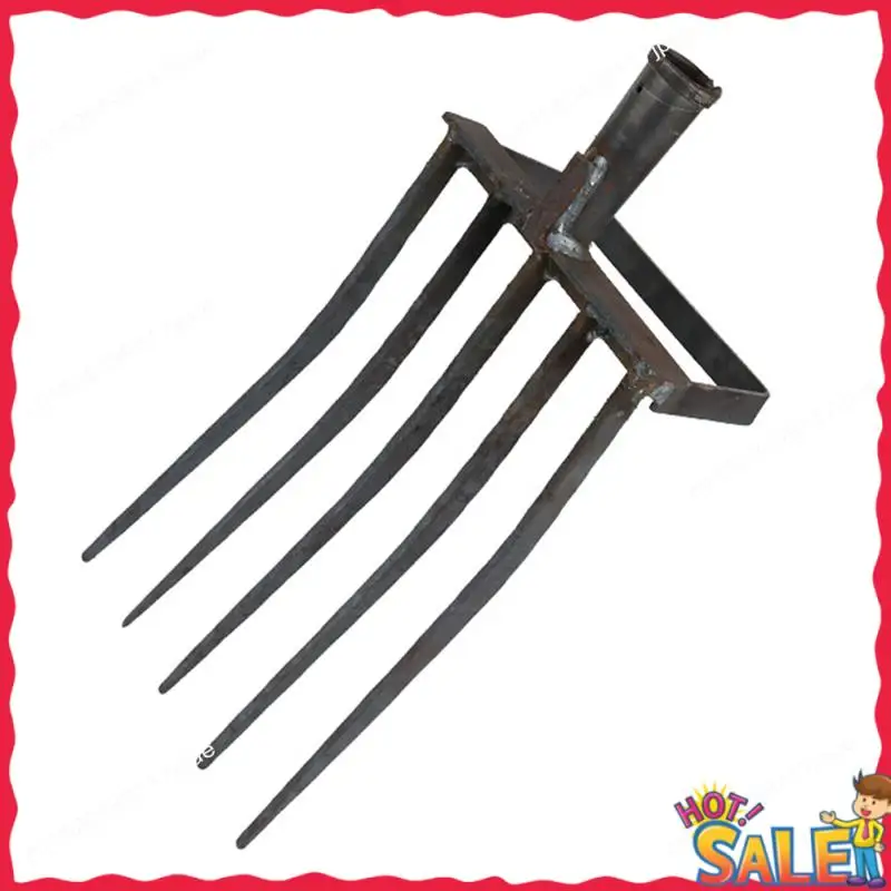 

BOFO Gardening Pitchfork, Metal Large Fork Gardening Tool With 5 Gardening Claws For Compost, Horses, Hay Mulching Fork