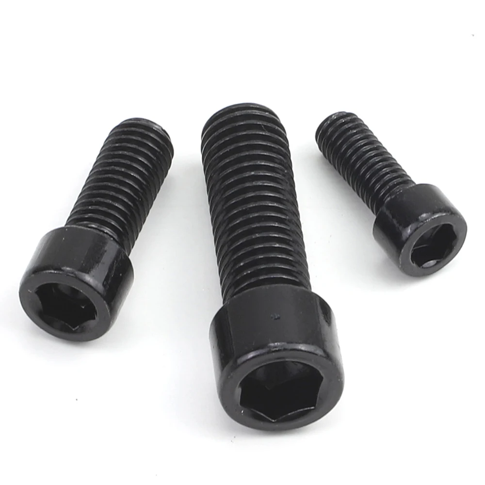 Smooth Head Hexagon Hex Socket Cap Head Screw M3 M4 M5 M6 M8 M10 M12 Black 8.8 Grade Carbon Steel Allen Screws Bolt for Auto