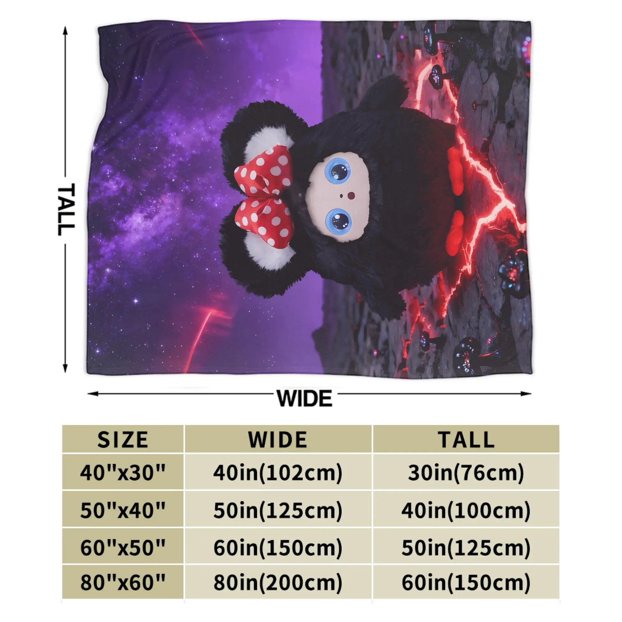 LEDODO بطانية قطيفة الطلاب لطيف AI لعبة الفانيلا رمي بطانية لغرفة المعيشة لينة الدافئة تصميم جودة المفرش هدية